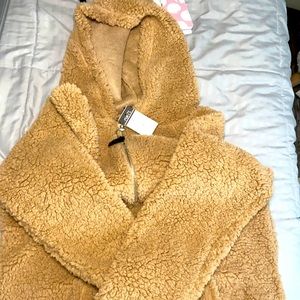 Large cozy pullover w/ pocket